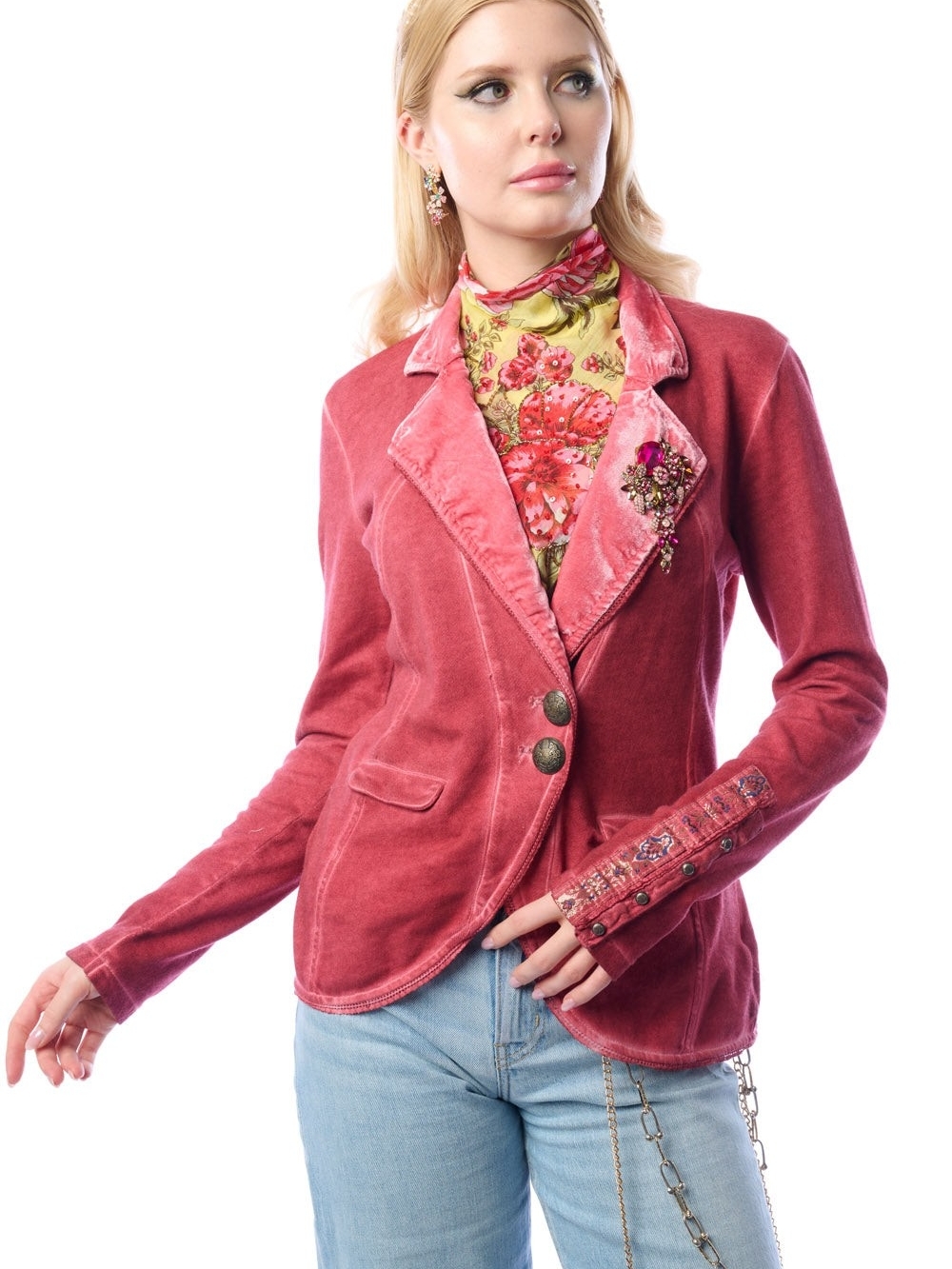Colonel Jacket in Red - Picture 2 of 12
